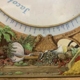 Metalen retro kruidenwijzer