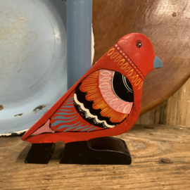 Vrolijke vogel kandelaar
