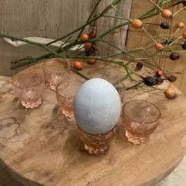 Kleine borrel glaasjes/ eierdopjes ( set van 6)