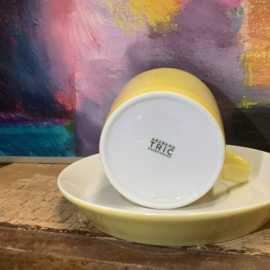 ARZBERG TRIC Sieger design, kop en schotel geel