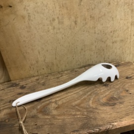 Porseleinen pasta lepel