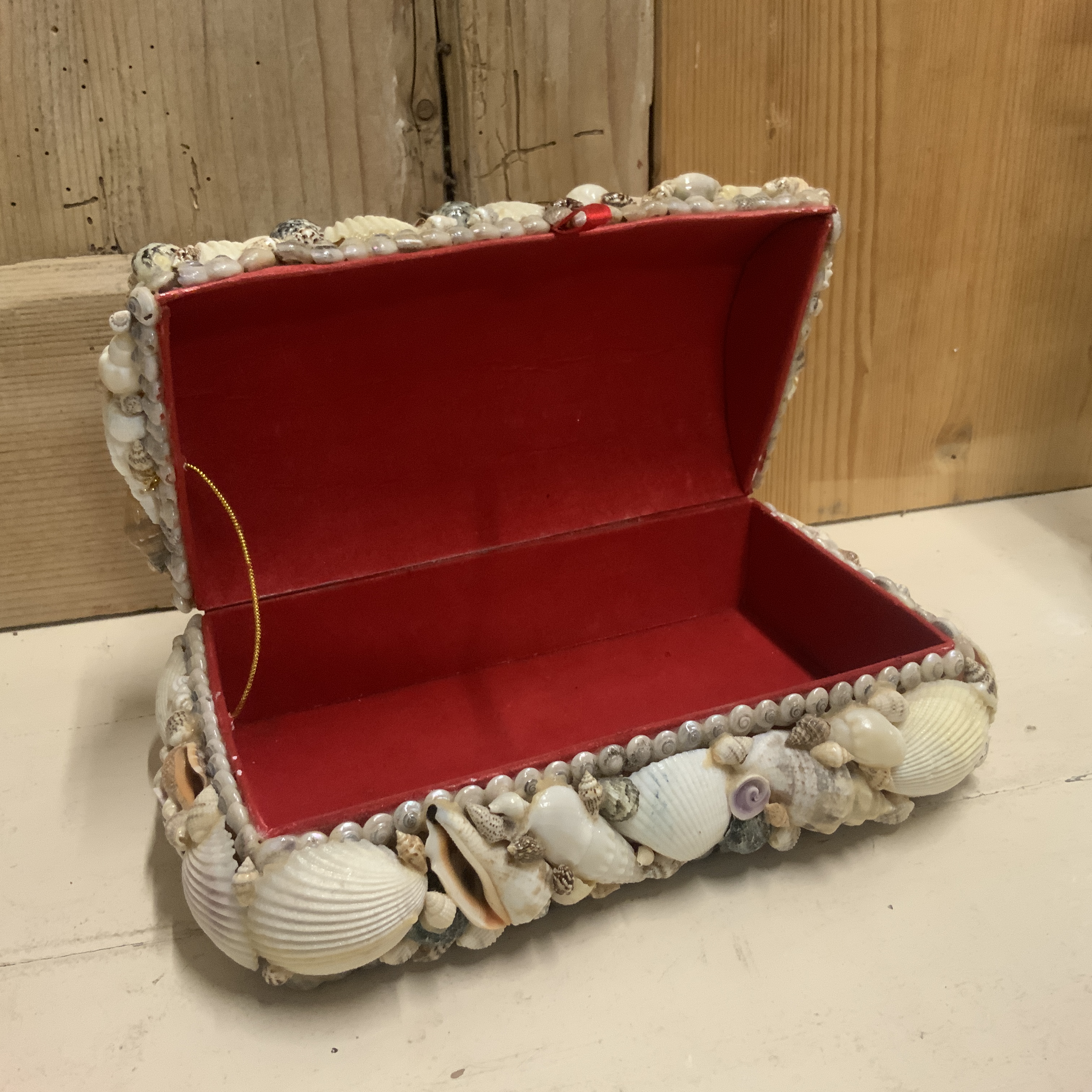 Vintage schelpendoos