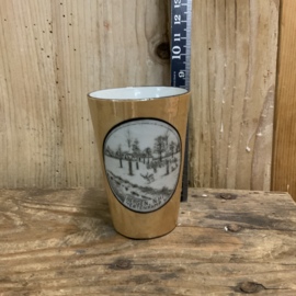 Souvenir bekertje “ Bergen”