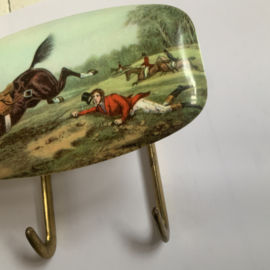 Vintage kledinghaak “ jacht”