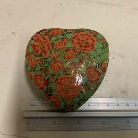 Papier-Maché doosje hart