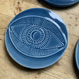 Set onderzetters OOG van keramiek