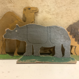 Set houten dieren