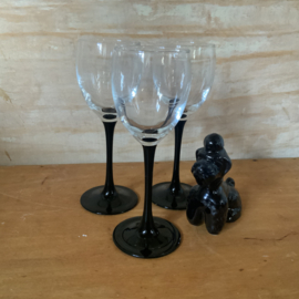 LUMINARC wijnglas met zwarte voet
