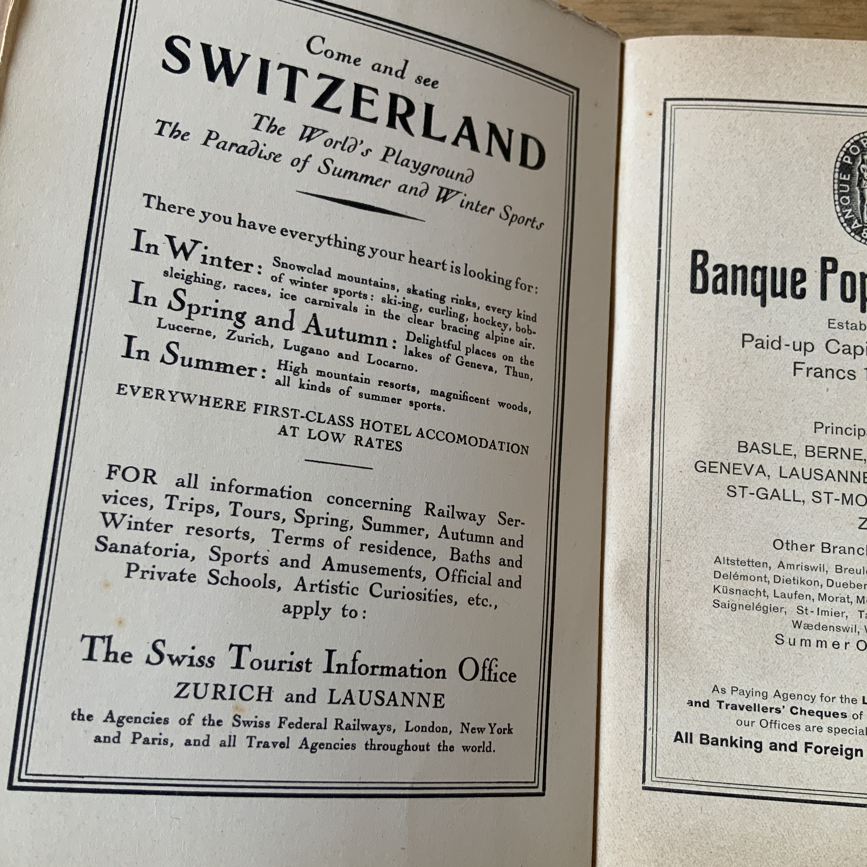 Summer life in Switserland