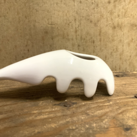 Porseleinen pasta lepel