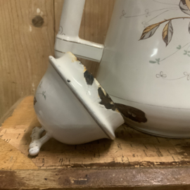 Koffiekan, wit emaille