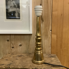 Zware messing lampvoet