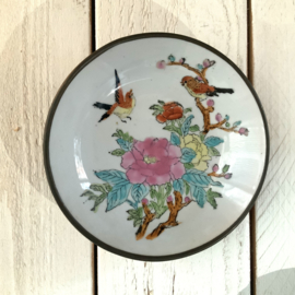 Set van 2 vintage wandbordjes