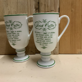 Vintage IRISH COFFEE glazen