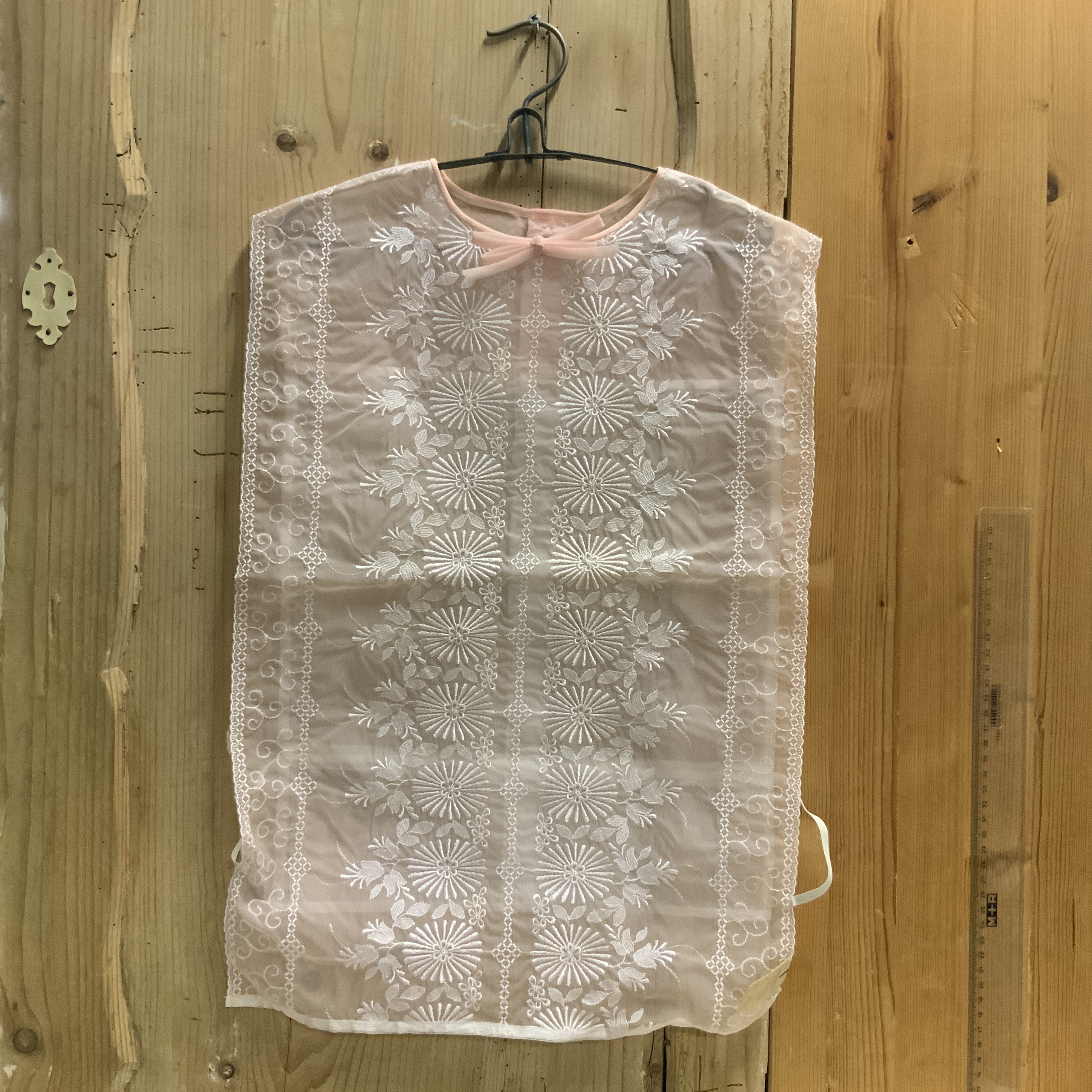 Roze vintage “ nep” blouse