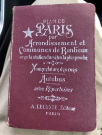 Plan de Paris par Arrondissement et Communes de Banlieu