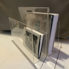 Vintage lectuurbak, plexiglas