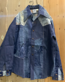 Patchwork, vintage spijkershirt