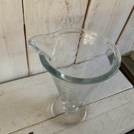 Glazen maatbeker 1/4 liter