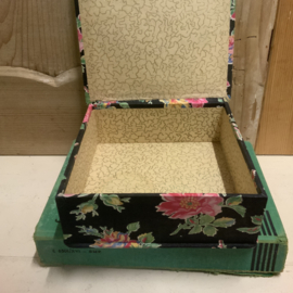 Oude Franse stoffen doos