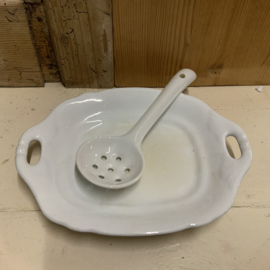 Porseleinen uitleklepel