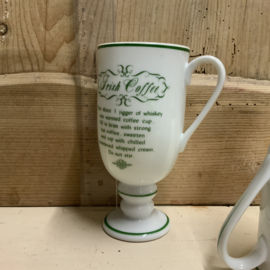 Vintage IRISH COFFEE glazen