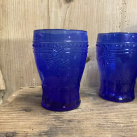 Set van 4 vintage glazen