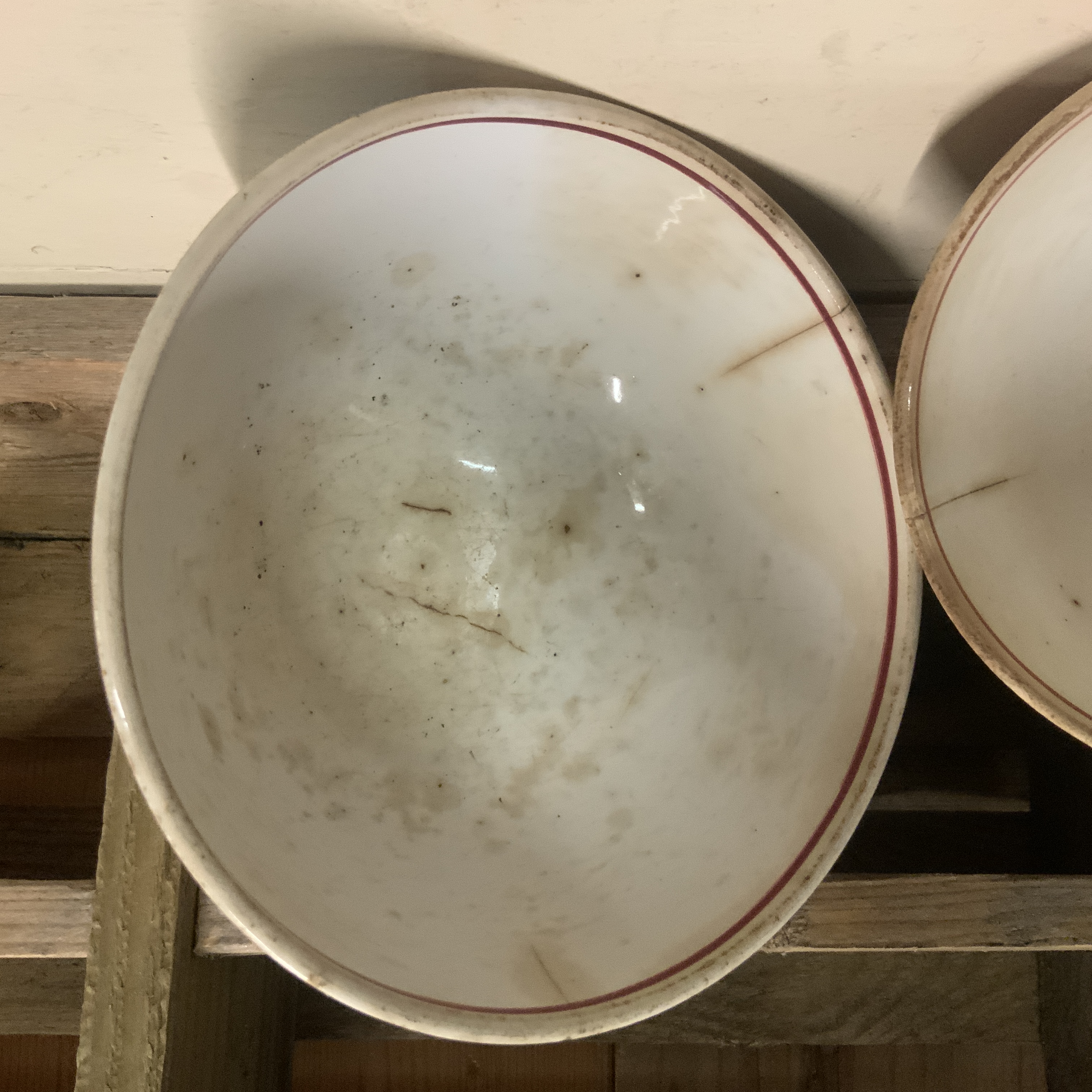 Set van 2 BOERENBONT kommen