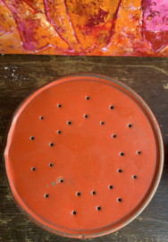 Oranje/ rood blik