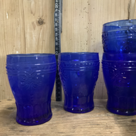 Set van 4 vintage glazen