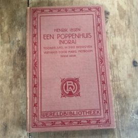 Boekje HENRIK IBSEN “ een poppenhuis” NORA