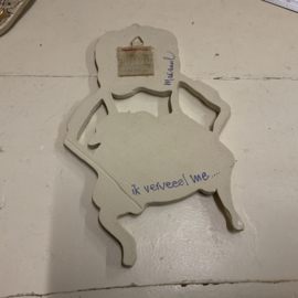 “ ik verveeel me..” wandobject