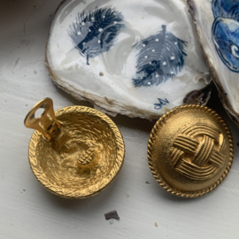 Oorbellen met vlecht decoratie, clips