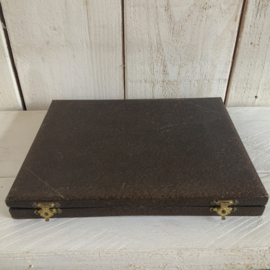 Set vintage mesjes in doos