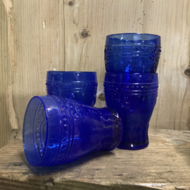 Set van 4 vintage glazen