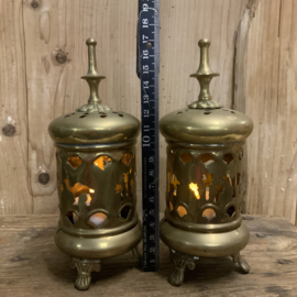 Set messing lantaarntjes