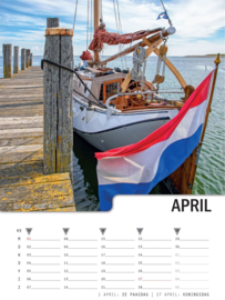 Texel Kalender 2024, 21x31cm, fotograaf Justin Sinner