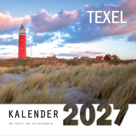 Texel kalender 2027, vierkant 31x31cm, fotograaf Justin Sinner
