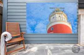 Vuurtoren van Texel, ringen in de hoeken.