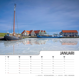 Texel Kalender 2023, vierkant 31x31cm, fotograaf Justin Sinner