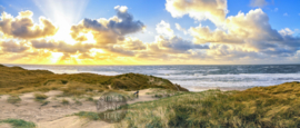 Strand van Texel, ringen in de hoeken.