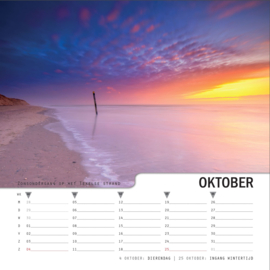 Texel kalender 2026, vierkant 31x31cm, fotograaf Justin Sinner