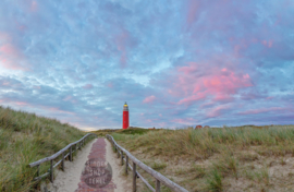 Vuurtoren van Texel, ringen in de hoeken.