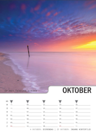 Texel Kalender 2026, 21x31cm, fotograaf Justin Sinner