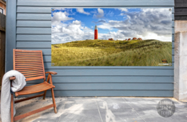 Vuurtoren van Texel, ringen in de hoeken.