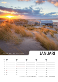 Texel Kalender 2027, 21x31cm, fotograaf Justin Sinner