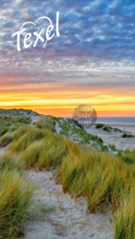 Texel strandlaken strand. (Met Texel logo)