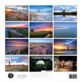 Texel kalender 2027, vierkant 31x31cm, fotograaf Justin Sinner