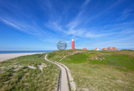 Vuurtoren - Ringen in de hoeken.