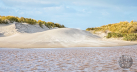 Duinen van Texel, ringen in de hoeken.